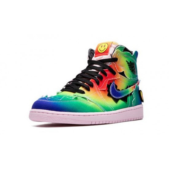 Nike Jordan 1 High OG J Balvin Multi Color DC3481 900 Menn Dame