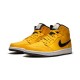 Nike Jordan 1 Mid Taxi Yel UNIVERSITY GOLD gull 554724 700 Menn Dame