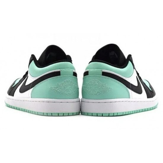 Nike Jordan 1 Low Emerald Rise Green grønn 553558-117 Menn Dame