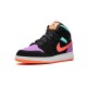 Nike Jordan 1 Mid Candy Black svart 554725-083 Menn Dame