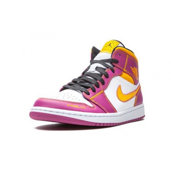 Nike Jordan 1 Mid Dia de los Muertos WHITE hvit DC0350 100 Menn Dame