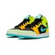 Nike Jordan 1 Mid GS Aurora Green Optic-Yel Green grønn BQ6931 037 Menn Dame