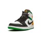 Nike Jordan 1 Mid Oakland WHITE hvit 852542 101 Menn Dame