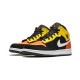 Nike Jordan 1 Mid SE (GS) BLACK svart BQ6931 087 Menn Dame