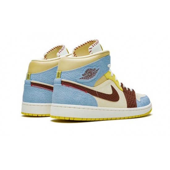 Nike Jordan 1 Mid SE Fearless MULTI Multi CU2803 200 Menn Dame