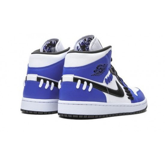 Nike Jordan 1 Mid SE Game Royal Royal CV0152 401 Menn Dame