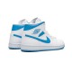 Nike Jordan 1 Mid Sail Light Blue UNIVERSITY BLUE blå BQ6472 114 Menn Dame