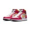 Nike Jordan 1 High Light Fusion Red rød 555088 603 Menn Dame