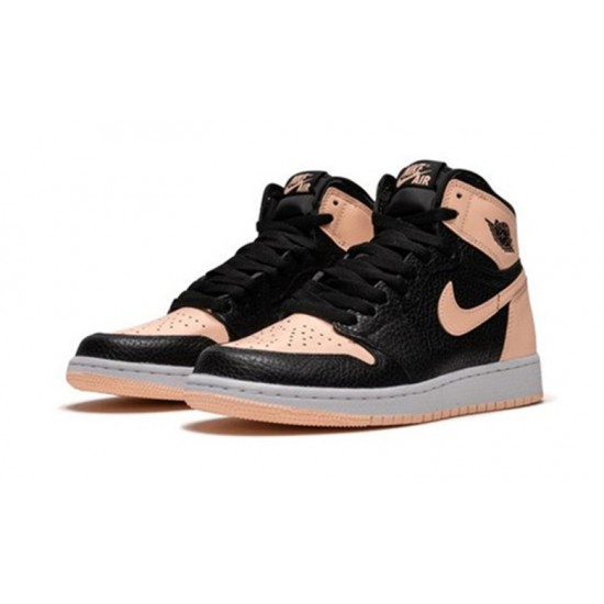 Nike Jordan 1 High Crimson Tint BLACK svart 575441 081 Menn Dame