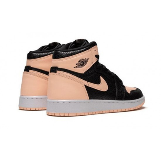 Nike Jordan 1 High Crimson Tint BLACK svart 575441 081 Menn Dame