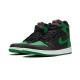 Nike Jordan 1 High Pine Green BLACK svart 555088 030 Menn Dame