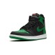 Nike Jordan 1 High Pine Green BLACK svart 555088 030 Menn Dame