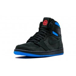 Nike Jordan 1 High Quai BLACK svart AH1040 054 Menn Dame