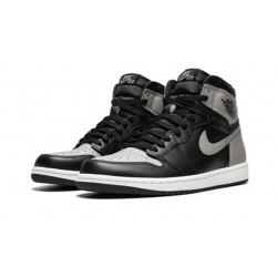 Nike Jordan 1 High Shadow BLACK svart 555088 013 Menn Dame