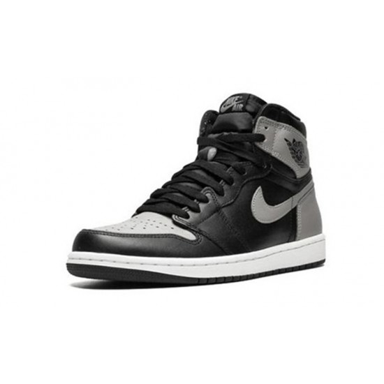 Nike Jordan 1 High Shadow BLACK svart 555088 013 Menn Dame