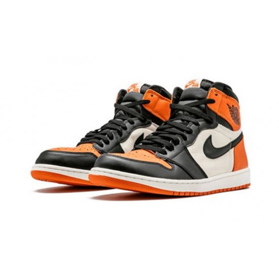 Nike Jordan 1 High OG “Shattered Backboard BLACK svart 555088 005 Menn Dame