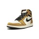 Nike Jordan 1 High Rookie of the Year GOLDEN HARVEST gull 555088 700 Menn Dame