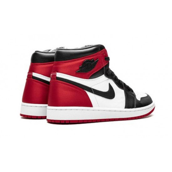 Nike Jordan 1 High OG “Satin Black Toe” BLACK svart CD0461 016 Menn Dame