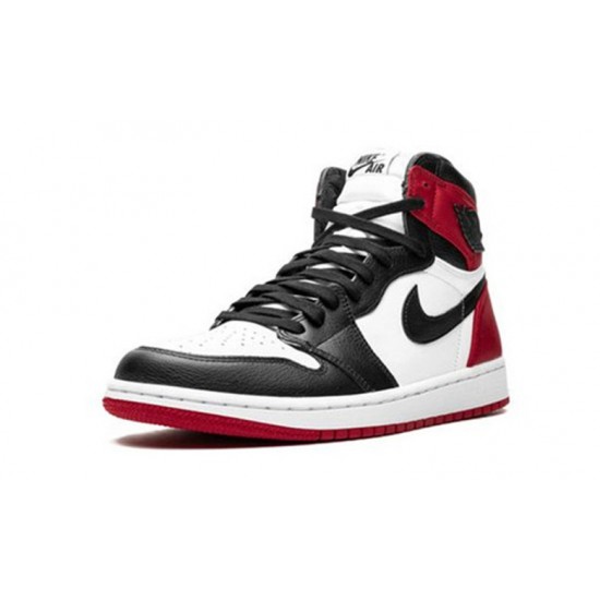 Nike Jordan 1 High OG “Satin Black Toe” BLACK svart CD0461 016 Menn Dame