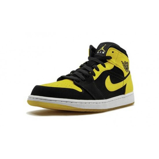 Nike Jordan 1 Mid “New Love BLACK svart 554724 035 Menn Dame