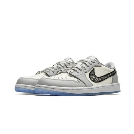 Nike Jordan 1 Low GREY GREY Gray DC0774-105 Menn Dame