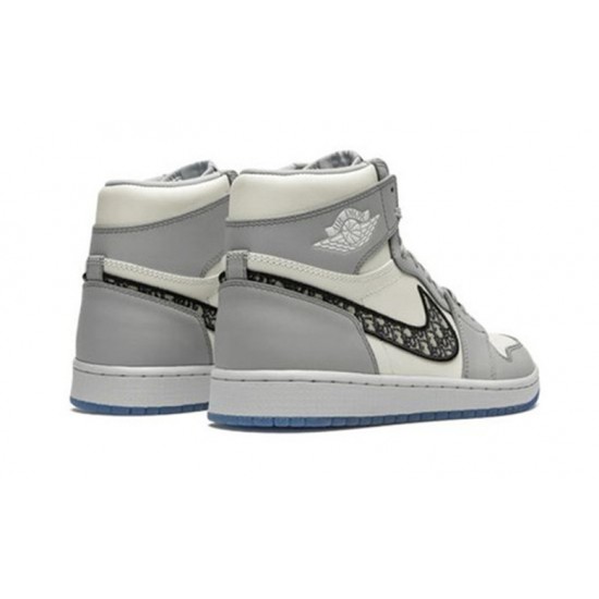 Nike Jordan 1 High WOLF GREY WOLF GREY Gray CN8607 002 Menn Dame