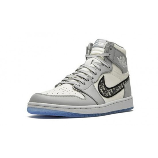 Nike Jordan 1 High WOLF GREY WOLF GREY Gray CN8607 002 Menn Dame