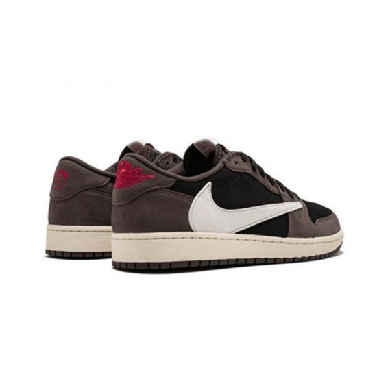 Nike Jordan 1 Low Mocha BLACK svart CQ4277 001 Menn Dame