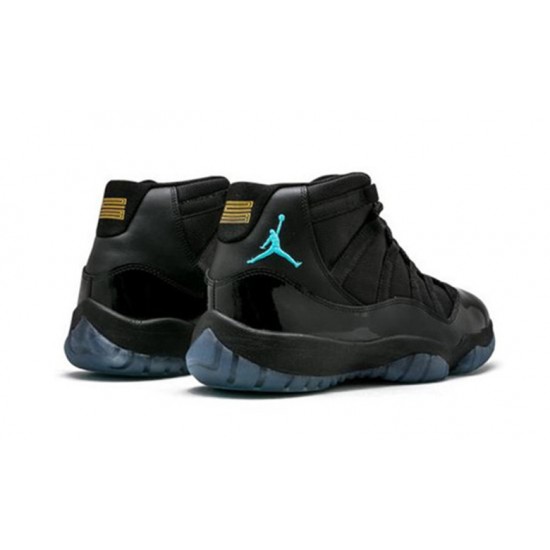 Nike Jordan 11 Gamma Blue BLACK svart 378037 006 Menn Dame