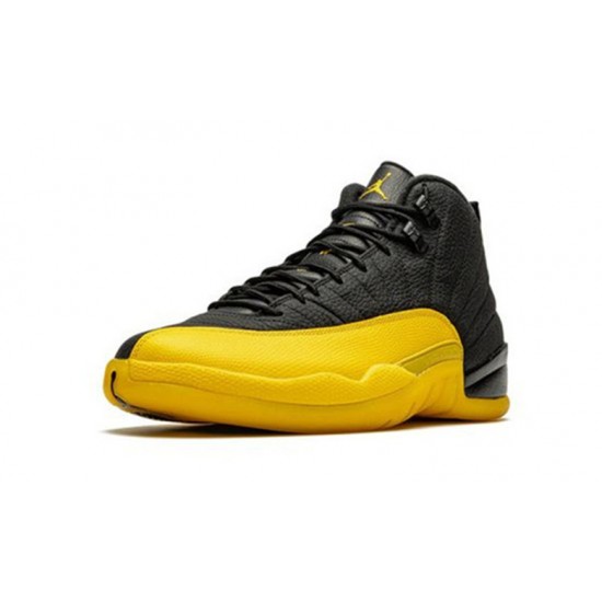 Nike Jordan 12 University Gold BLACK svart 130690 070 Menn Dame