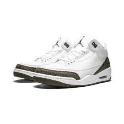 Nike Jordan 3 Mocha WHITE hvit 136064 122 Menn Dame