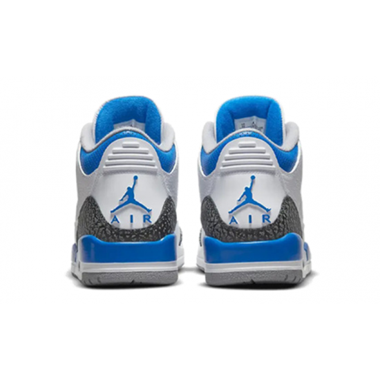 Nike Jordan 3 Retro Racer Blue White hvit CT8532 145 Menn Dame