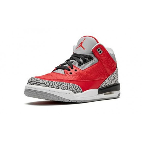 Nike Jordan 3 Red Cement Varsity rød CQ0488 600 Menn Dame