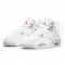 Nike Jordan 4 White Oreo WHITE hvit CT8527 100 Menn Dame