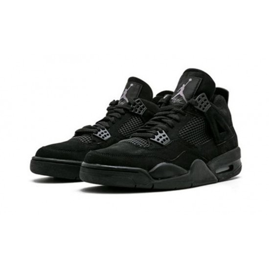 Nike Jordan 4 Black Cat BLACK svart 308497 002 Menn Dame