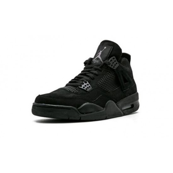 Nike Jordan 4 Black Cat BLACK svart 308497 002 Menn Dame