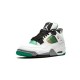 Nike Jordan 4 Rasta &Lucid Green WHITE hvit AQ9129 100 Menn Dame