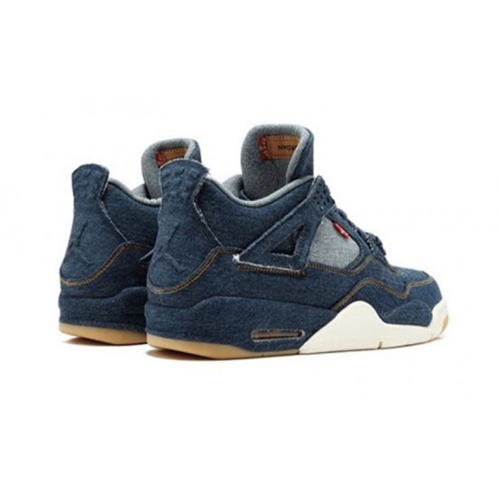 Nike Jordan 4 NRG Levis DENIM Denim AO2571 401 Menn Dame