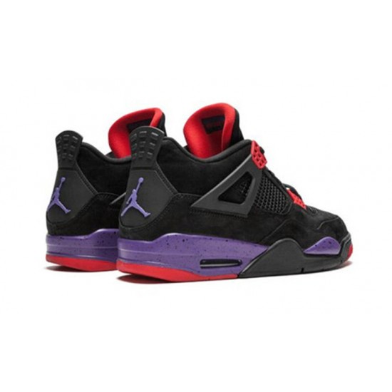 Nike Jordan 4 Retro Raptors BLACK svart AQ3816 056 Menn Dame