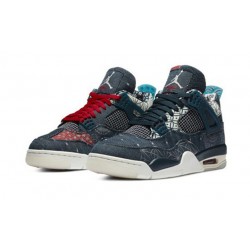 Nike Jordan 4 Sashiko DEEP OCEAN Deep Ocean CW0898 400 Menn Dame