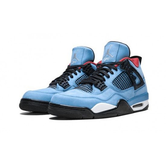 Nike Jordan 4 Cactus Jack University Blue blå 308497 406 Menn Dame