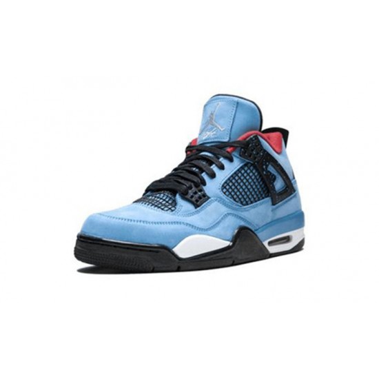 Nike Jordan 4 Cactus Jack University Blue blå 308497 406 Menn Dame