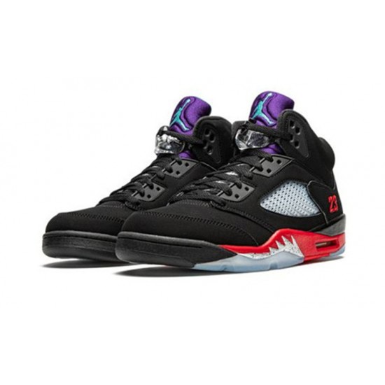 Nike Jordan 5 Grape Fire Red BLACK svart CZ1786 001 Menn Dame