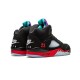 Nike Jordan 5 Grape Fire Red BLACK svart CZ1786 001 Menn Dame