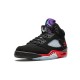 Nike Jordan 5 Grape Fire Red BLACK svart CZ1786 001 Menn Dame