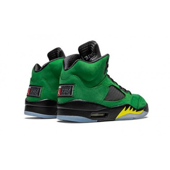 Nike Jordan 5 Oregon APPLE GREEN grønn CK6631 307 Menn Dame