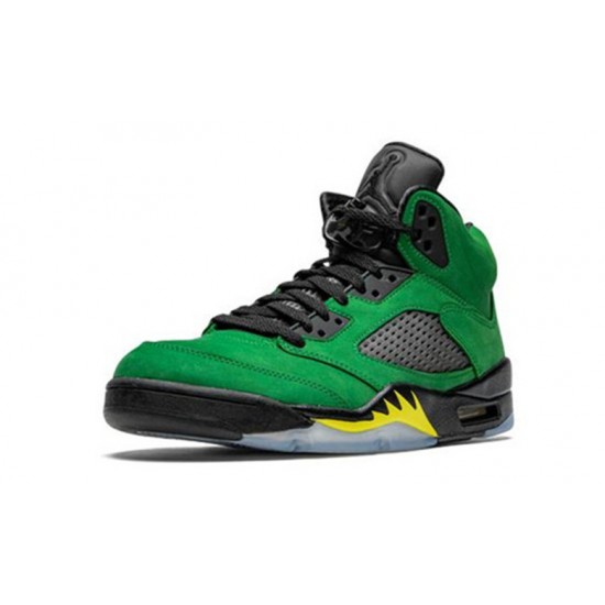 Nike Jordan 5 Oregon APPLE GREEN grønn CK6631 307 Menn Dame