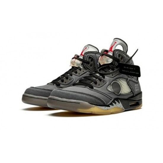 Nike Jordan 5 Retro Black svart CT8480 001 Menn Dame