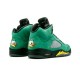 Nike Jordan 5 Retro Oregon Ducks BLACK svart 454803 535 Menn Dame