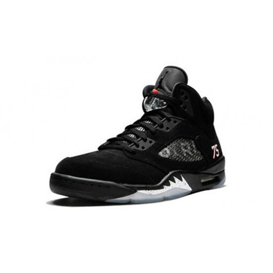 Nike Jordan 5 Retro Paris Saint-Germain BLACK svart AV9175 001 Menn Dame